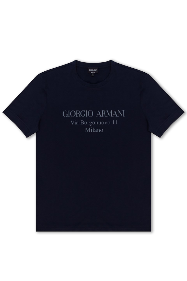 Giorgio armani sale black t shirt